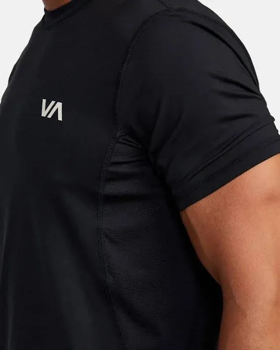 RVCA Sport Vent Short Sleeve Black