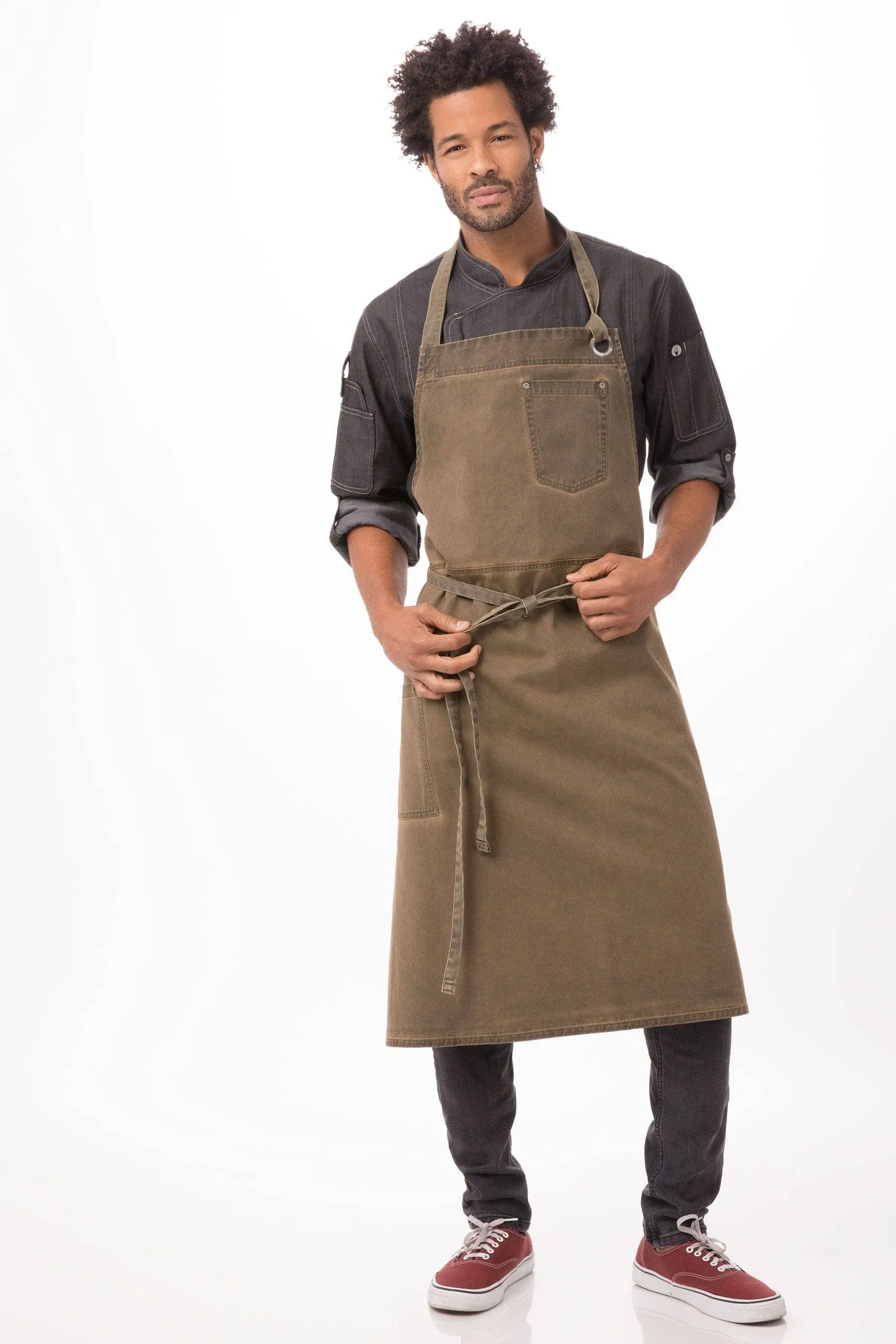 Chef Works Unisex Dorset Chefs Bib Apron