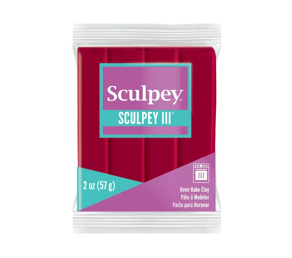 Sculpey III Clay 2 oz. Red