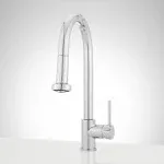 SIGNATURE HARDWARE SHXCRD100ECP Single Handle Pull Down Kitchen Faucet in