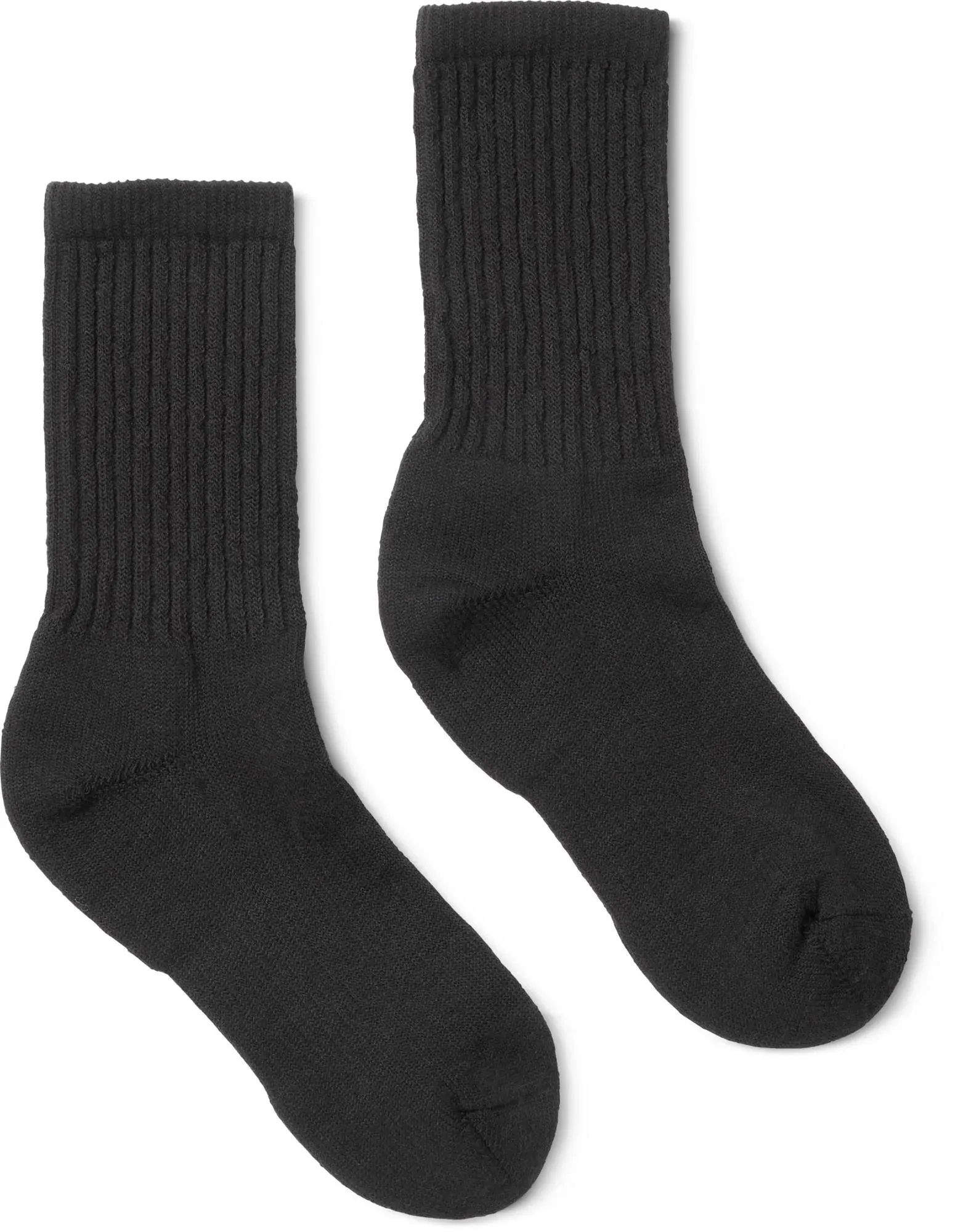 Smartwool Hike Classic Edition Light Cushion Solid Crew Socks - Black