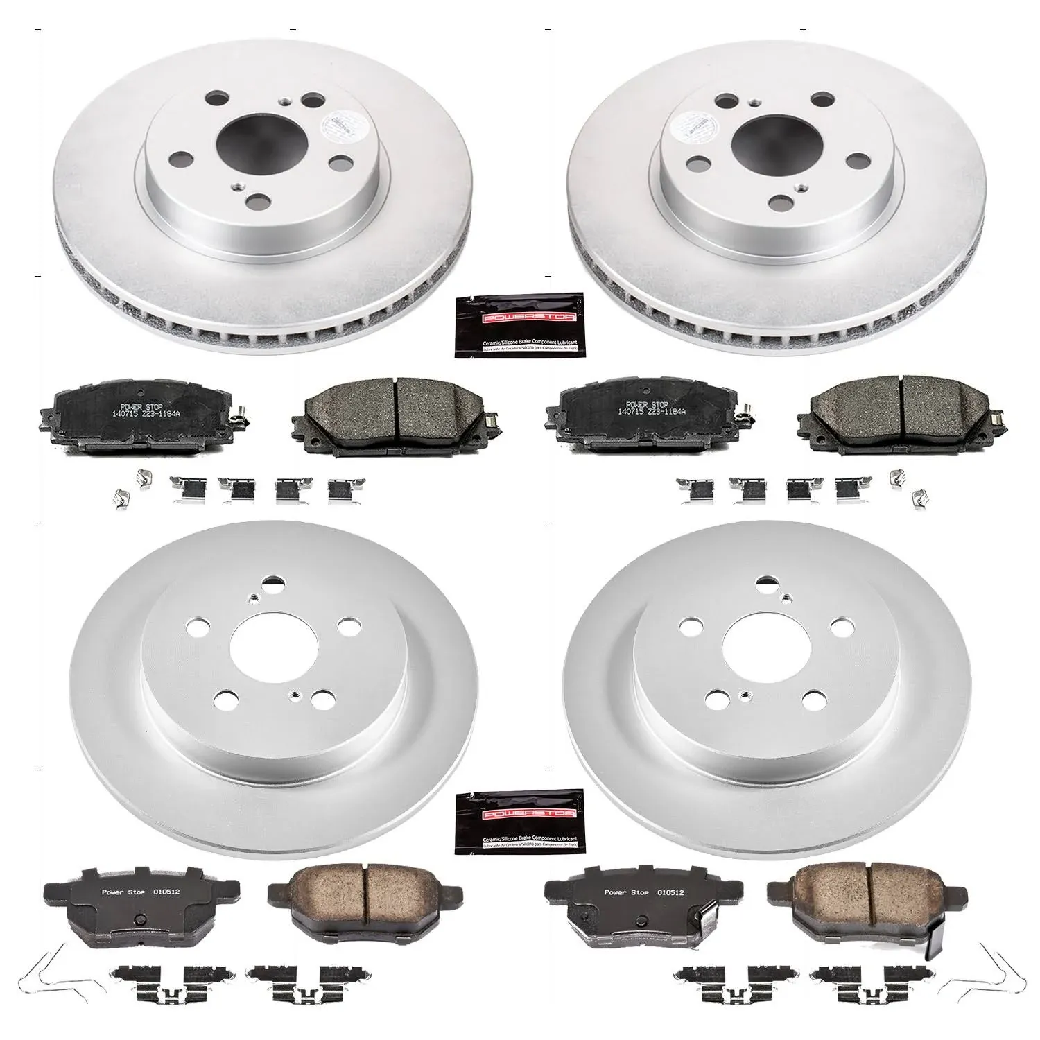 Power Stop CRK5871 - Z17 Evolution Front and Rear Brake Kit