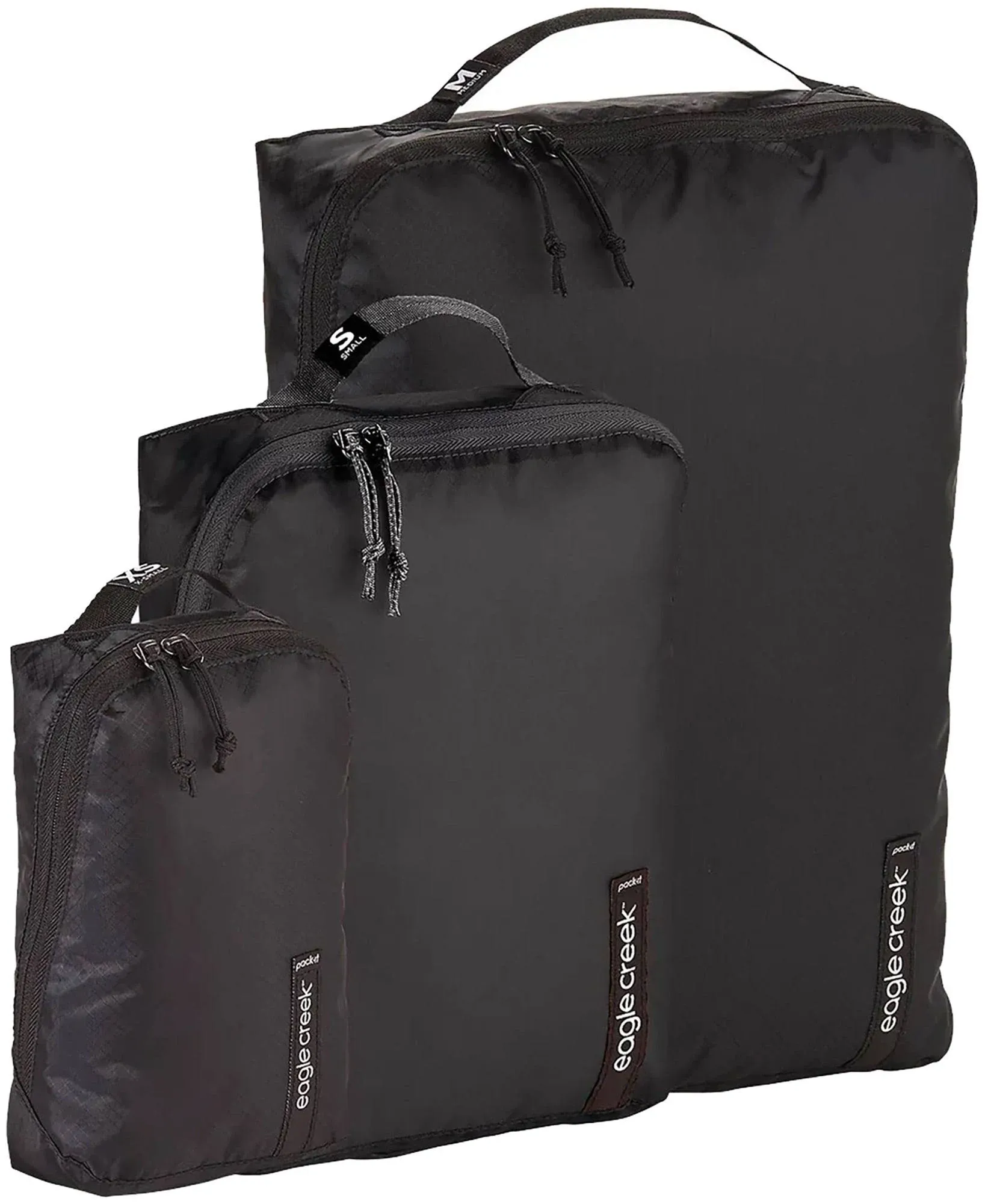 Eagle Creek Pack-It Isolate Cube Set Black, XS/S/M