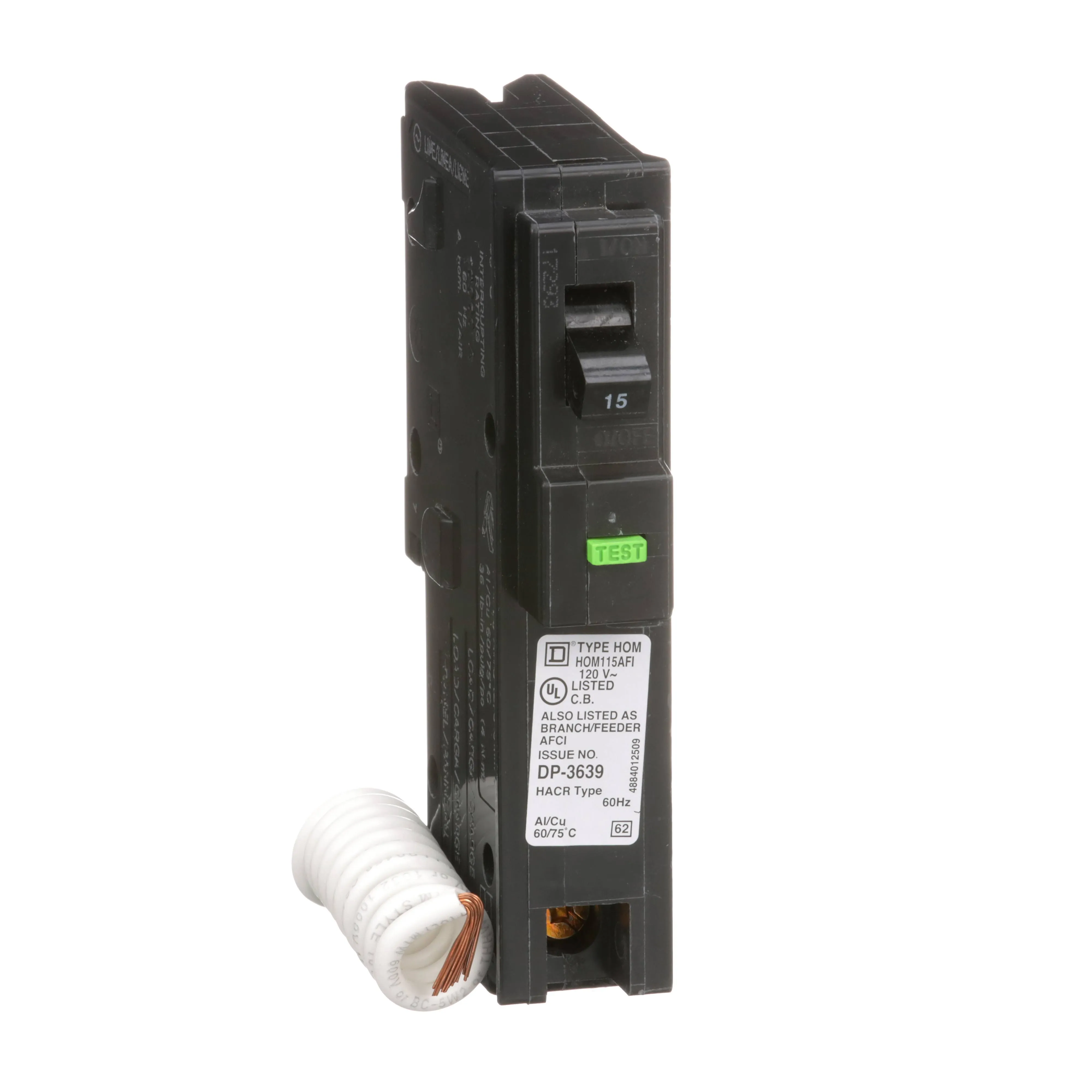 Square D HOM115AFI Miniature Circuit Breaker