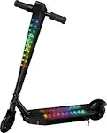 Razor Sonic Glow Black Electric Scooter with LED Lights and Bluetooth Wireless Speaker, (13112110)