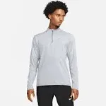 Nike Dri-Fit Element. Men's 1/4-Zip Running Top. Smoke Grey. Size: M