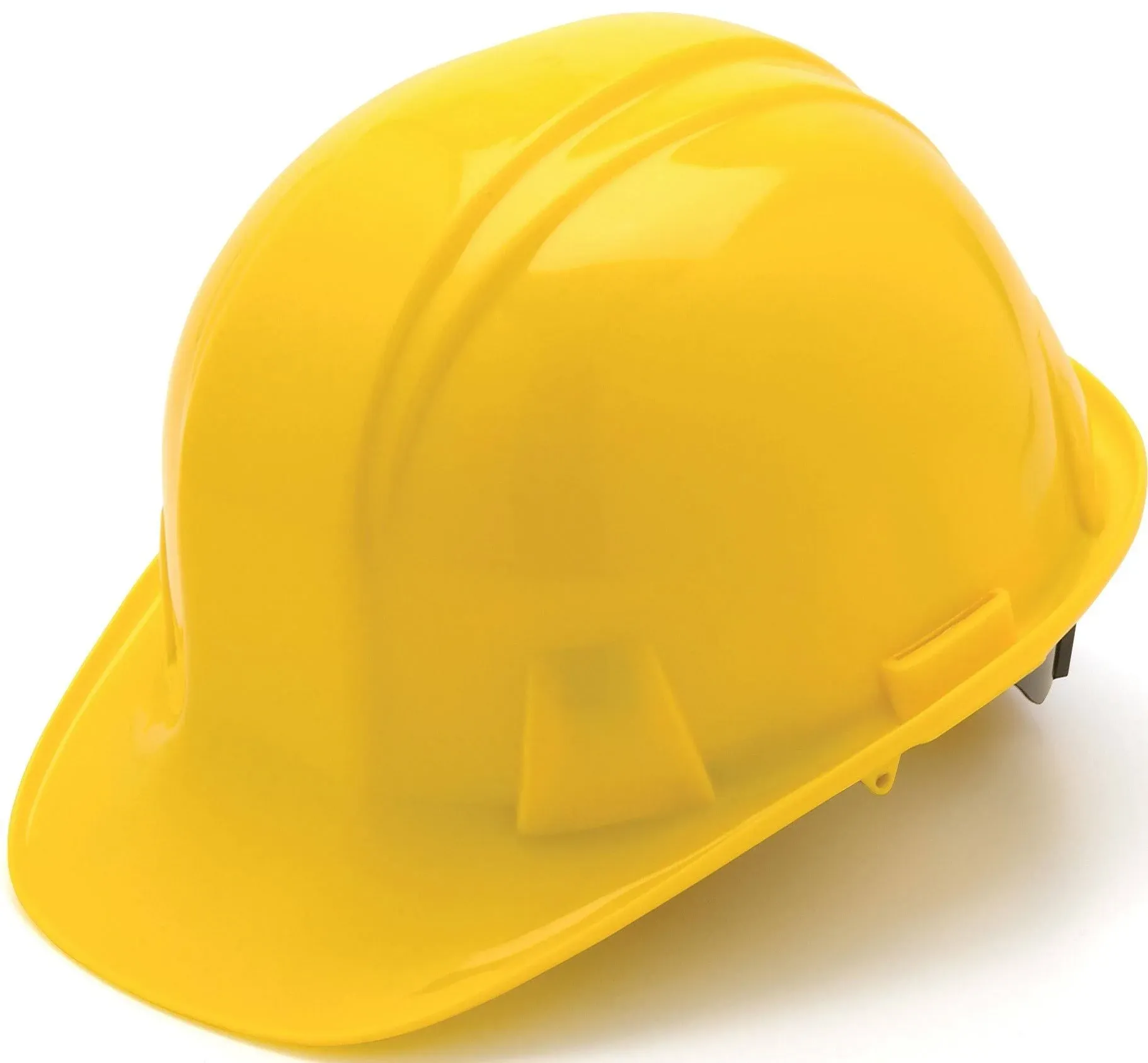 Pyramex HP14130 SL Series Cap Style Hard Hat - 4-Point Ratchet Suspension - Yellow