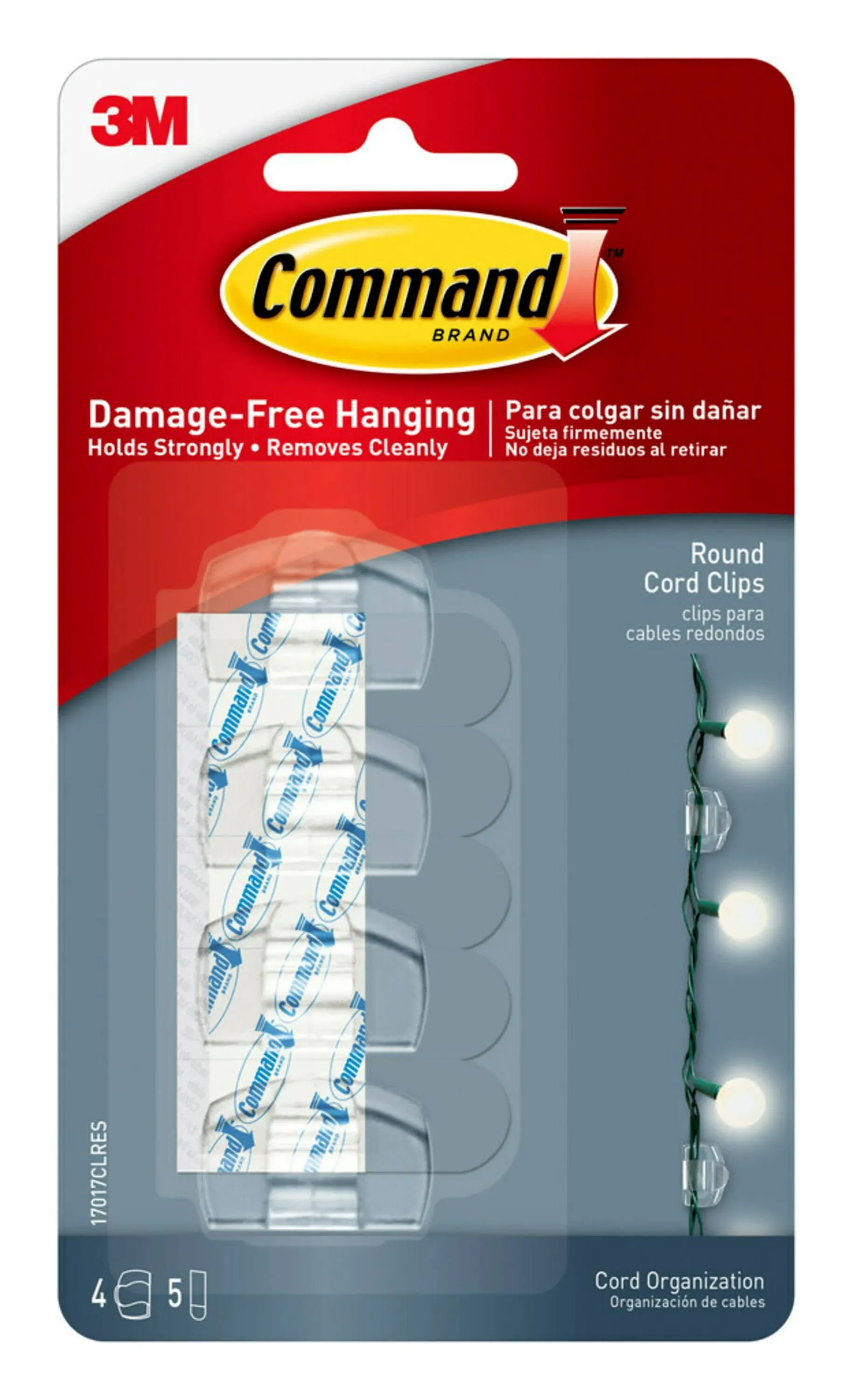 Command Round Cord Clips