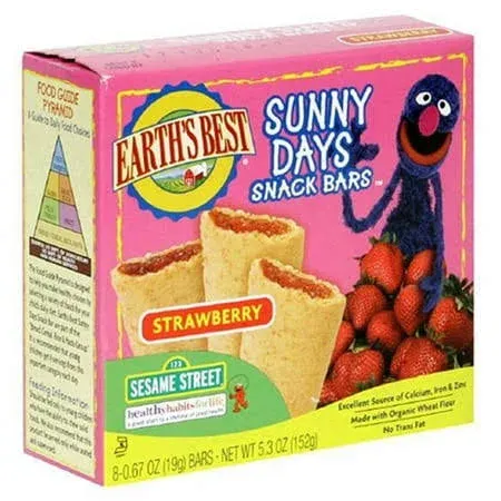 Earth's Best Organic Sunny Days Snack Bars, Strawberry