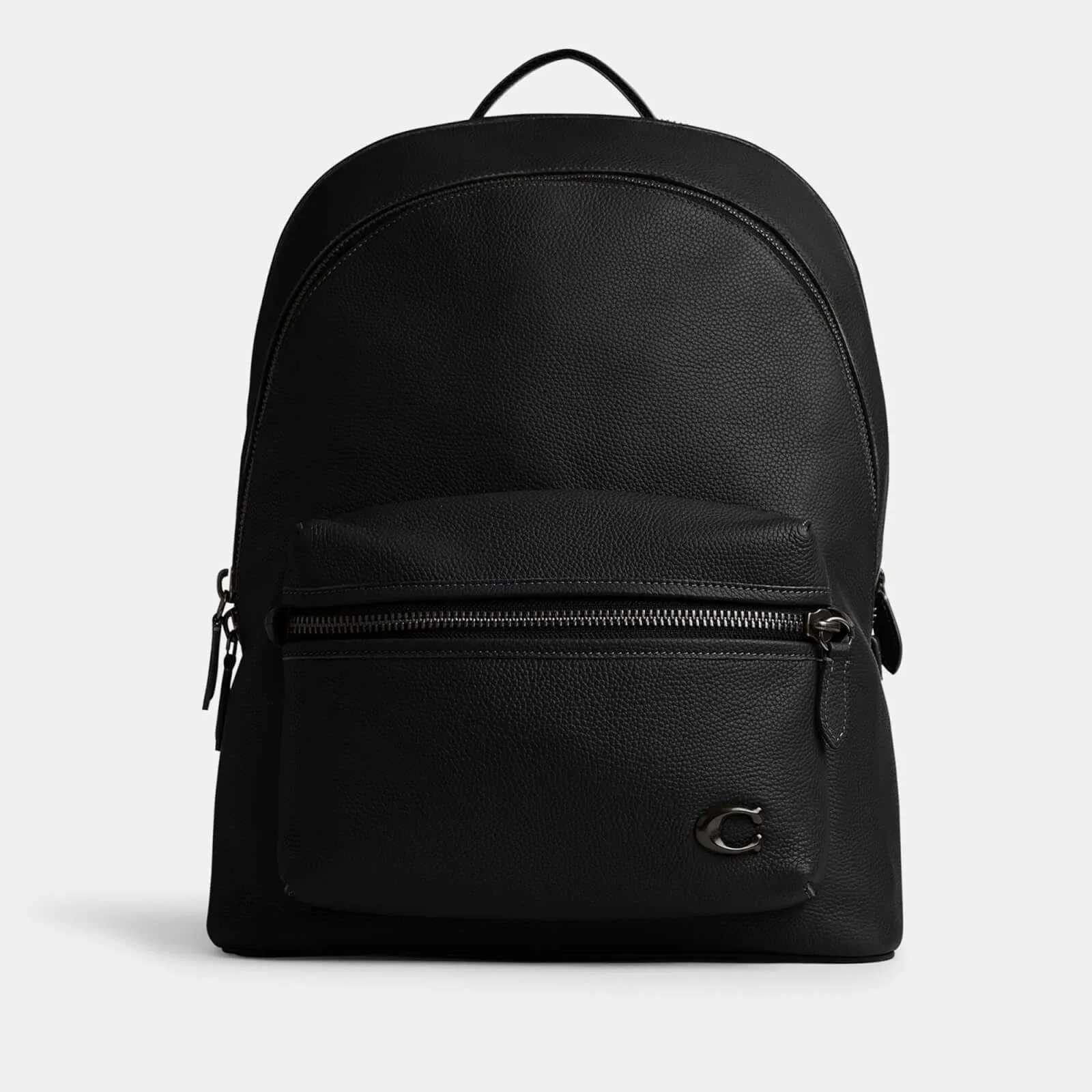 Logo Plaque Backpack In Black