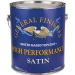 General Finishes High Performance Water Based Topcoat 1 Gallon Satin