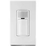 Leviton DOS15-1LZ Decora Occupancy Motion Sensor Light Switch, Auto-On, 15A, Residential Grade, Single Pole, Multi-Way or Multi-Sensor