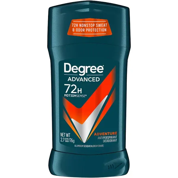 Degree Men MotionSense Antiperspirant Deodorant, Adventure - 2.7 oz stick