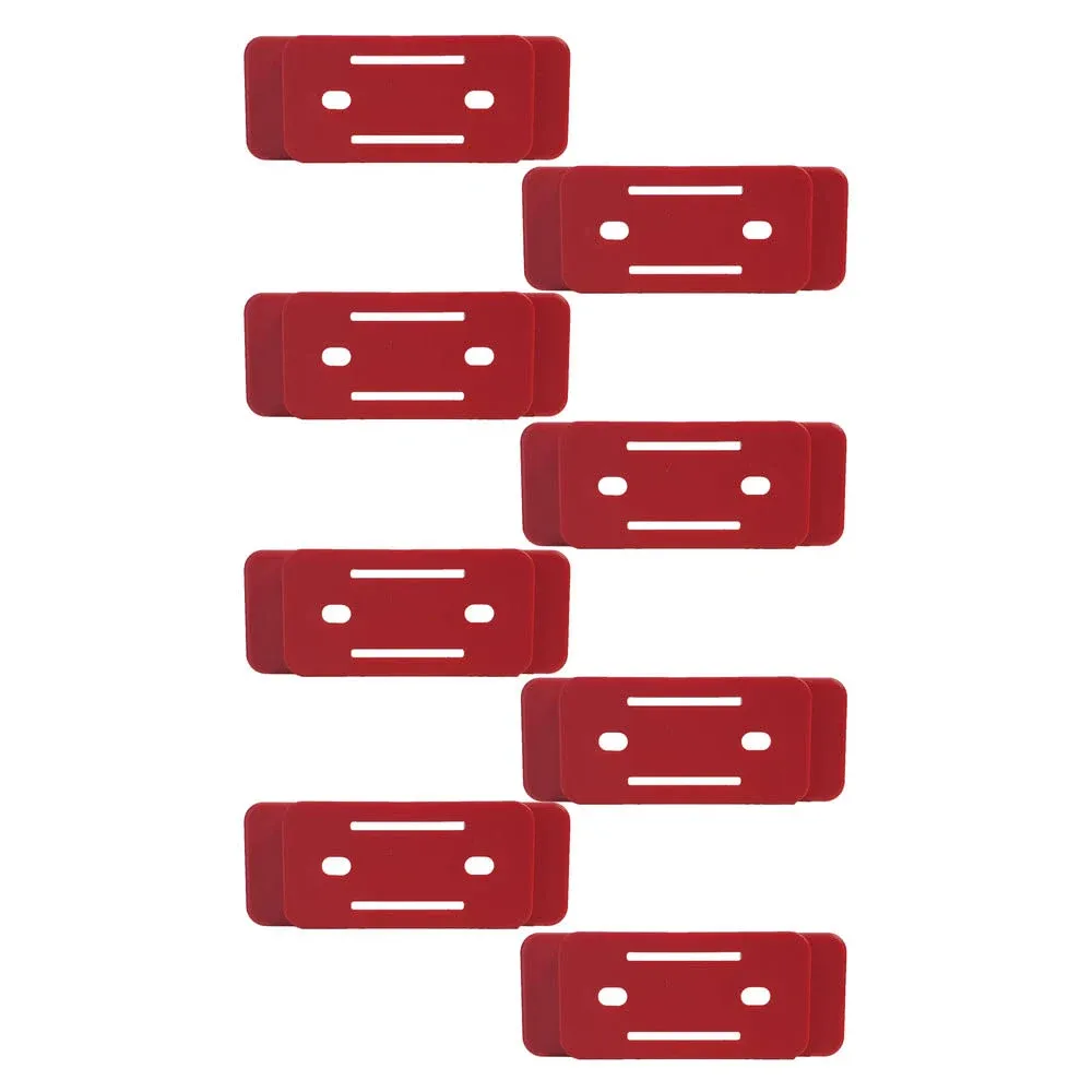 Stealthmounts Battery Mount Milwaukee Packout Feet Red 8Pk