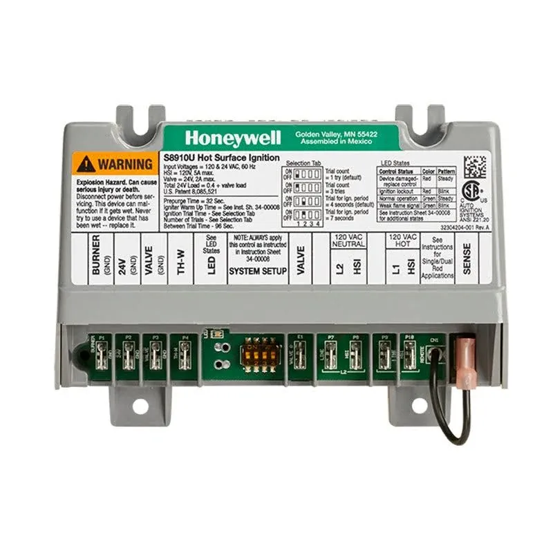 Honeywell S8910U1000 Universal Hot Surface Ignition Module