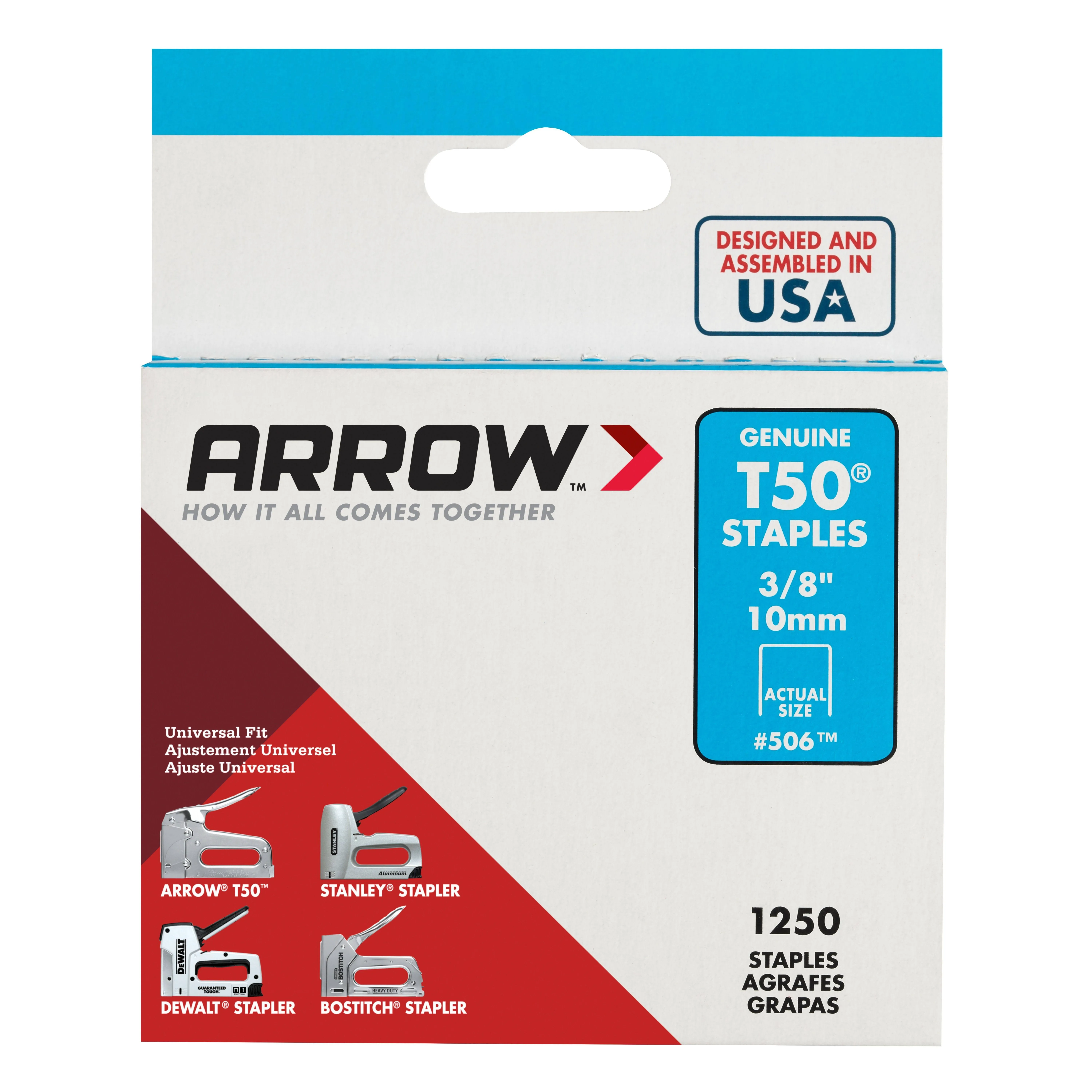 Arrow T50 3/8" Staples