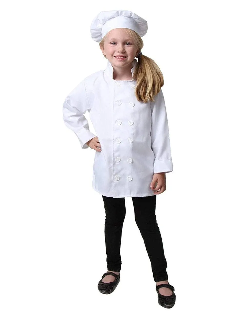 Kids Chef Costume Separates - Jacket & Hat or Pants (Choose Style and Size)