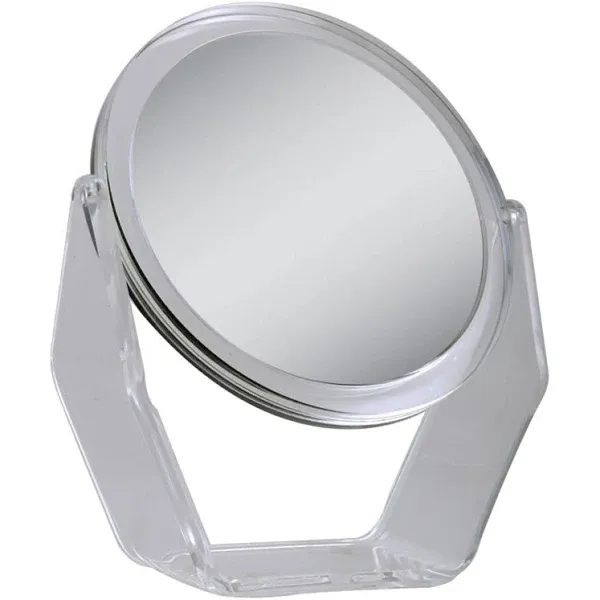 Zadro Two-Sided Swivel 7X/1X Magnification Acrylic Vanity Makeup Mirror for Bedroom, Bathroom and Tabletop