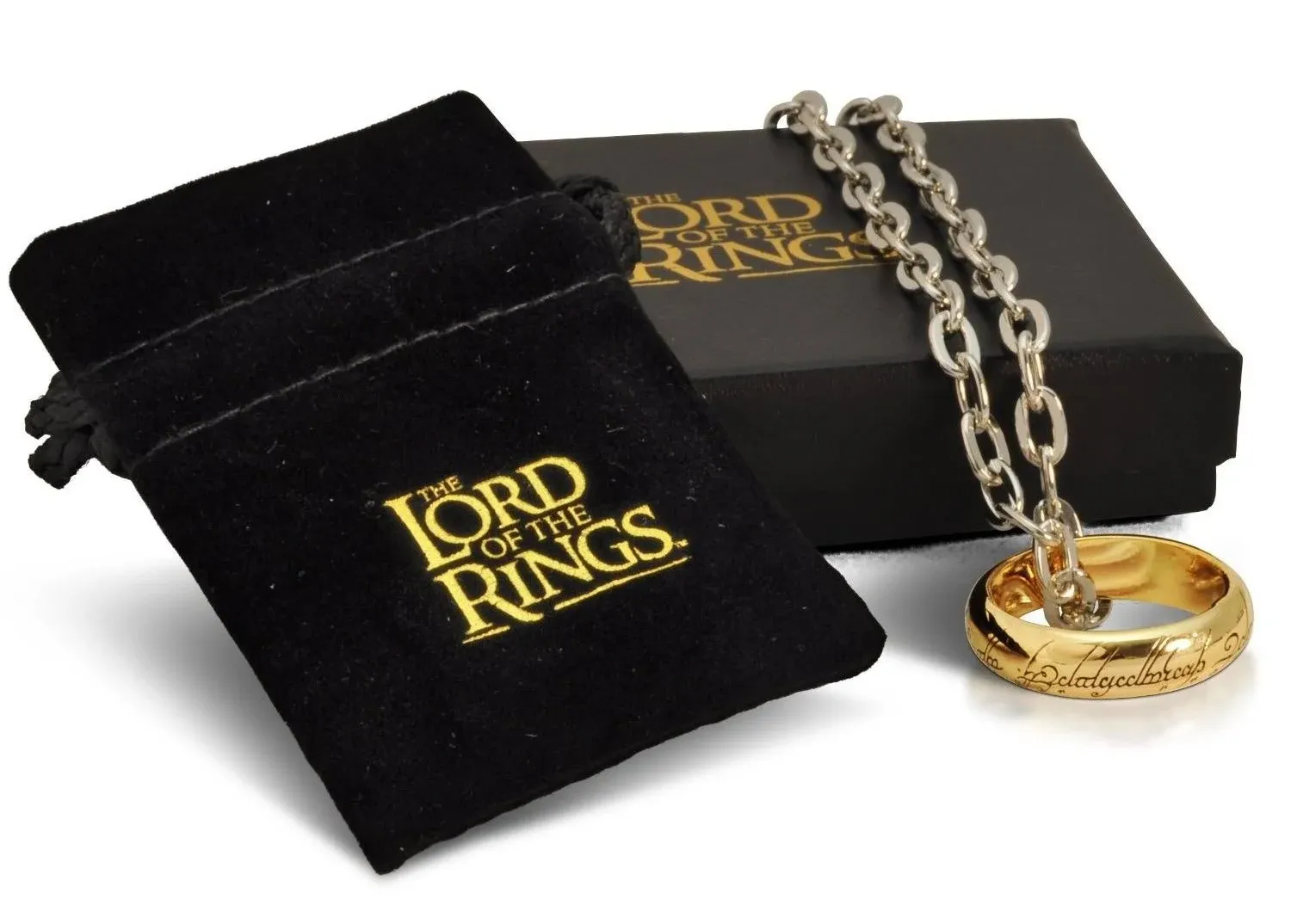 Noble Collection The Lord of The Rings The One Ring Replica Necklace