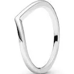 Pandora Sterling Silver Shining Wishbone Ring