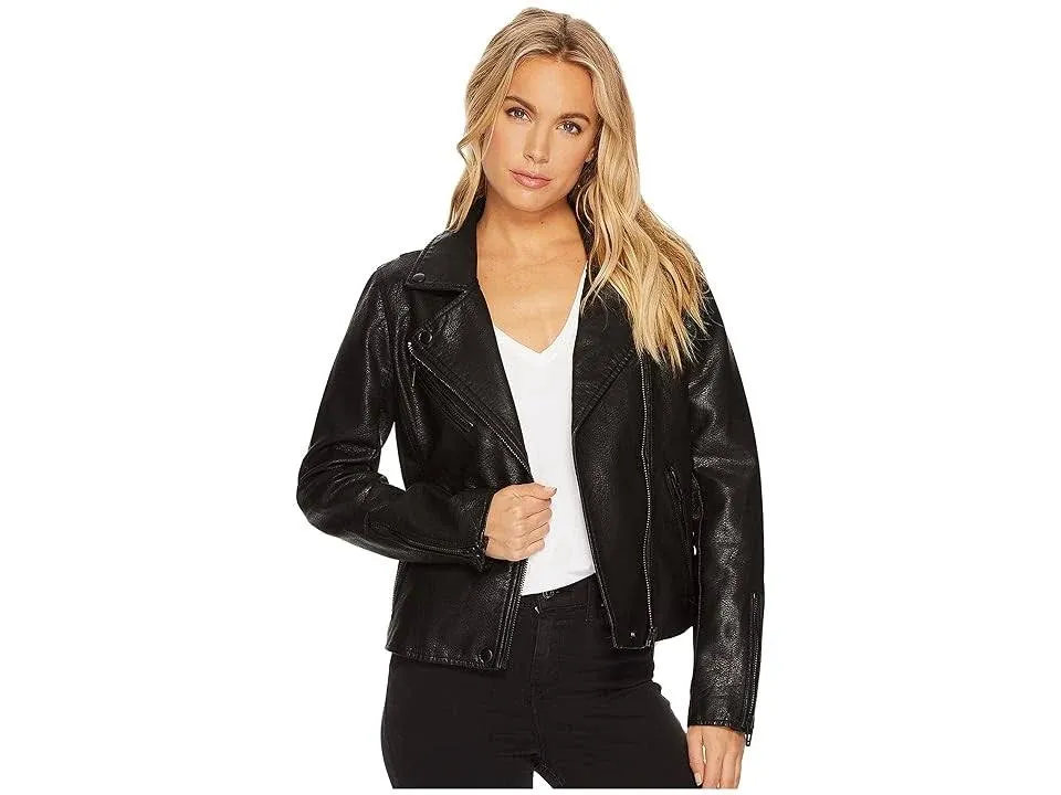 BLANK NYC Vegan Leather Moto Womens Jacket