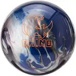 Brunswick Rhino Black/Blue/Silver Pearl Bowling Ball-15 lbs