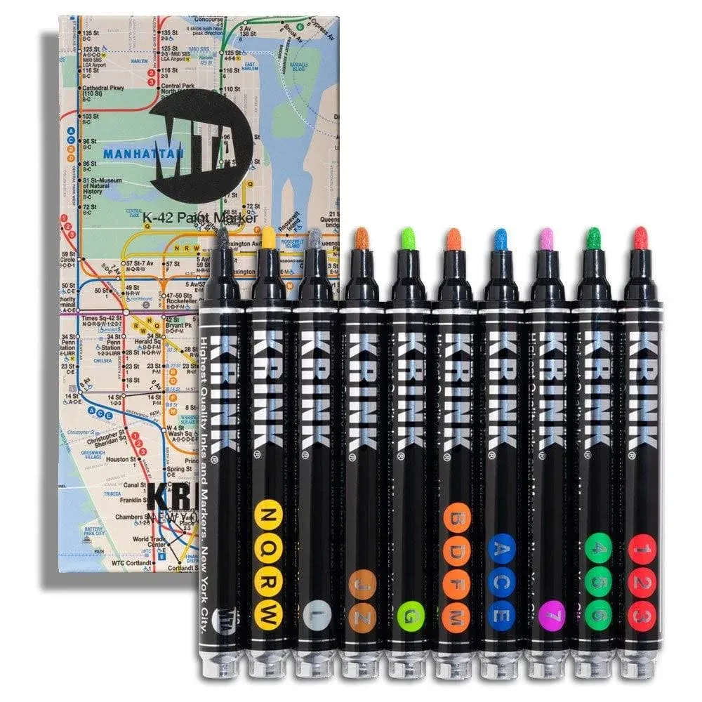 Krink K-42 MTA Box Set of 10 Markers (K42MTASET)