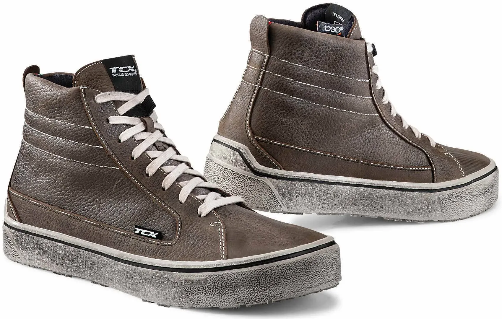 TCX Street 3 Waterproof Motorcycle Shoes Brown 46