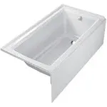 Duravit Architec 60" x 30" Alcove Soaking Bathtub