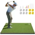 Golf Mat, 5X4Ft Golf Hitting Mats Practice Outdoor Indoor, Artificial Turf Golf 