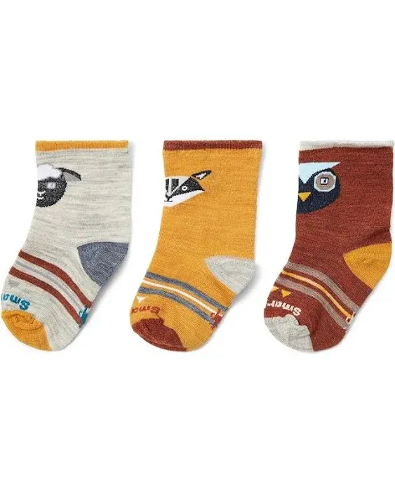 Smartwool Trio Socks - Toddler - Ash