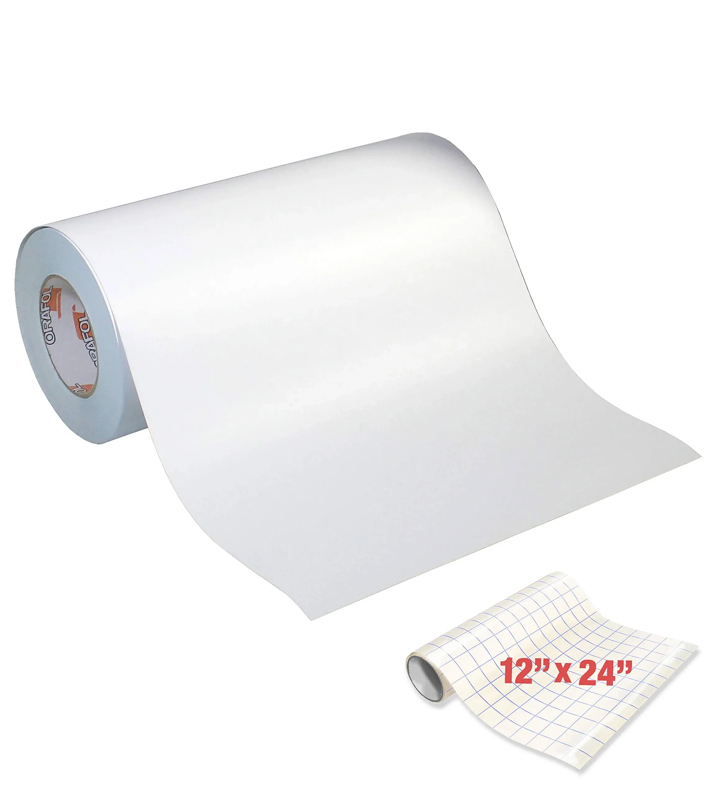 Oracal 631 Roll of Matte White Vinyl for Cricut & Cameo (12" x 10yrds (30ft) with ...