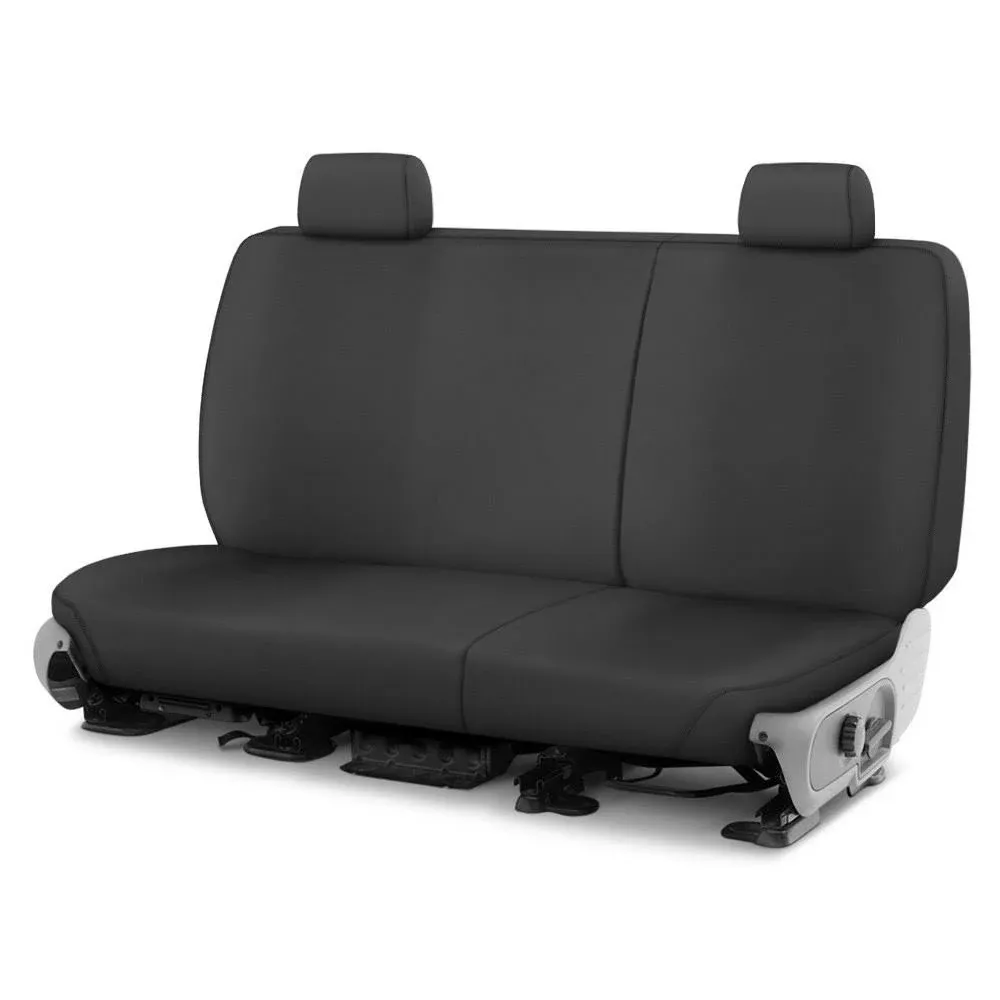 Covercraft SS8395PCCH SeatSaver Second Row Custom Fit Seat Cover for Select Ford F-250 Super Duty/Ford F-350 Super Duty Models - Polycotton (Charcoal)