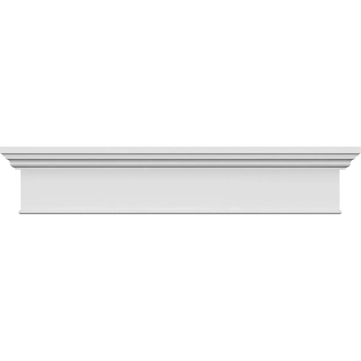 Ekena Millwork ! CRH07X40BT Crosshead, 40´´ Bottom Width x 44´´ Top Width, White