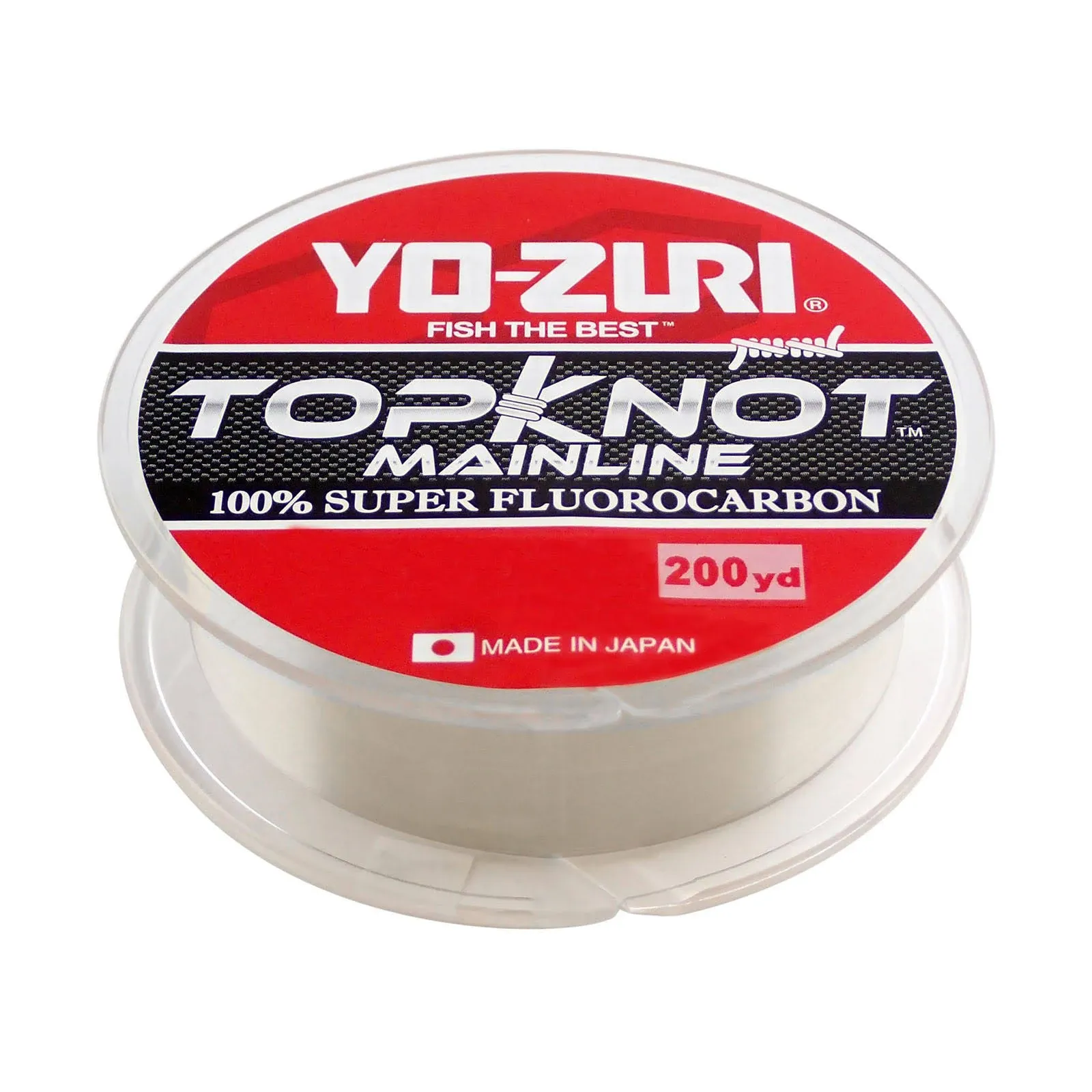 Yo-Zuri Topknot Mainline Fluorocarbon Line 6 lb.; Clear