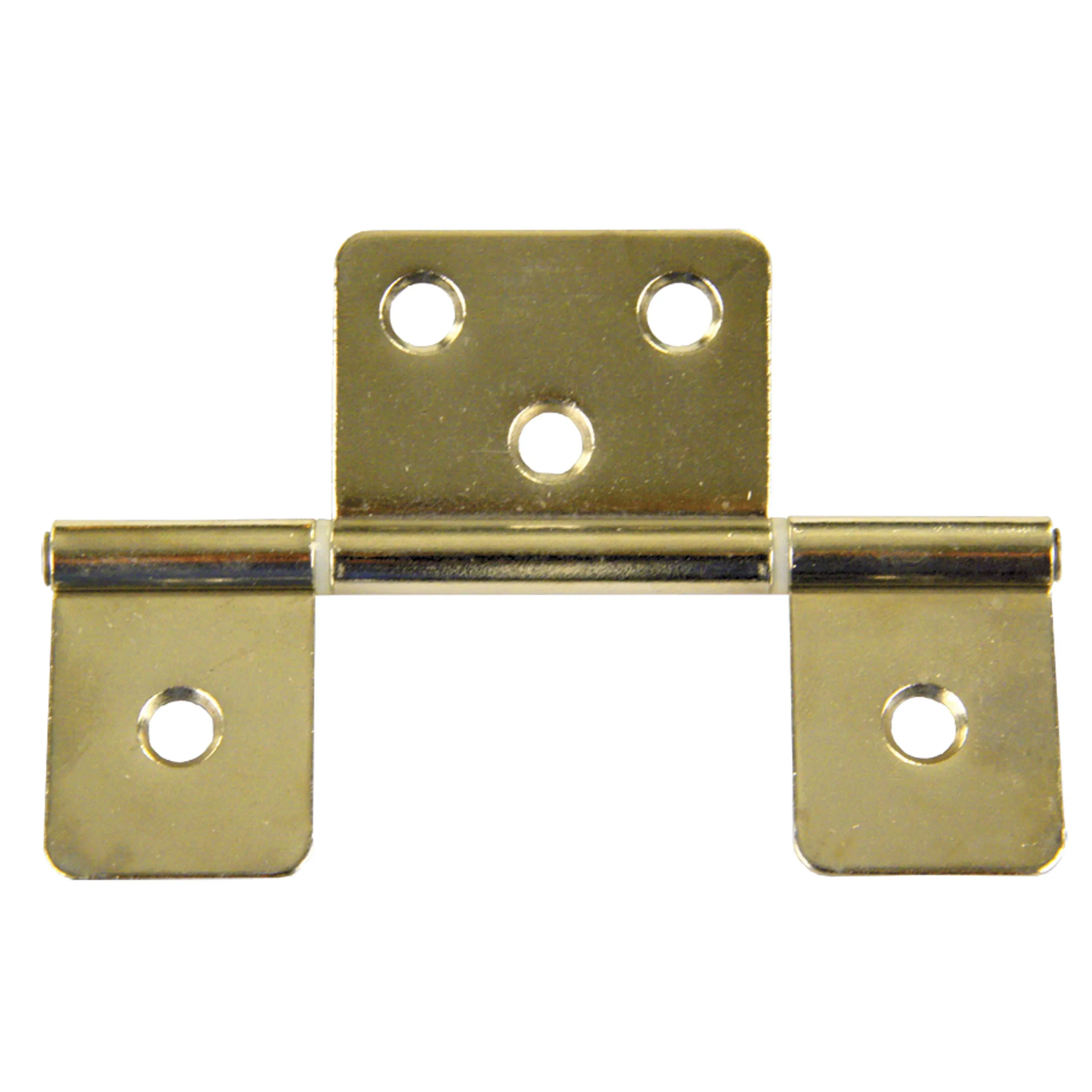 JR Products 70625 Non-Mortise Hinge - Brass