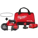 Milwaukee Portable Band Saw 12V Sub-Compact Cordless Variable Speed LED Light