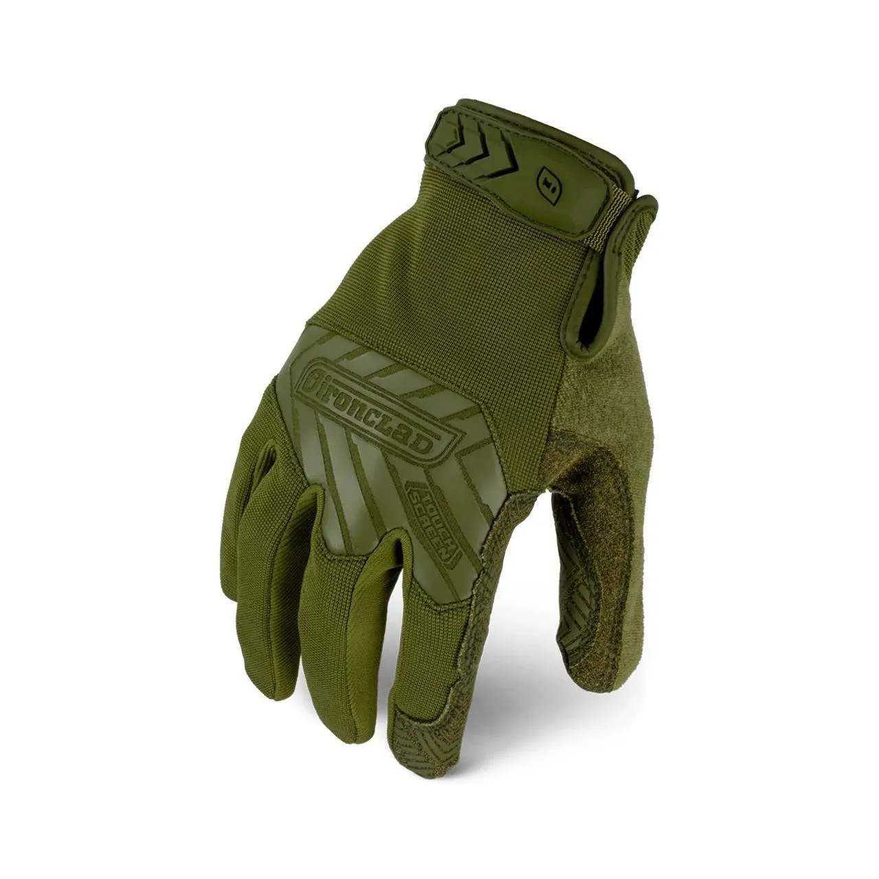 Iron Clad IEXT-GODG-04-L Tactical Grip Glove OD Green