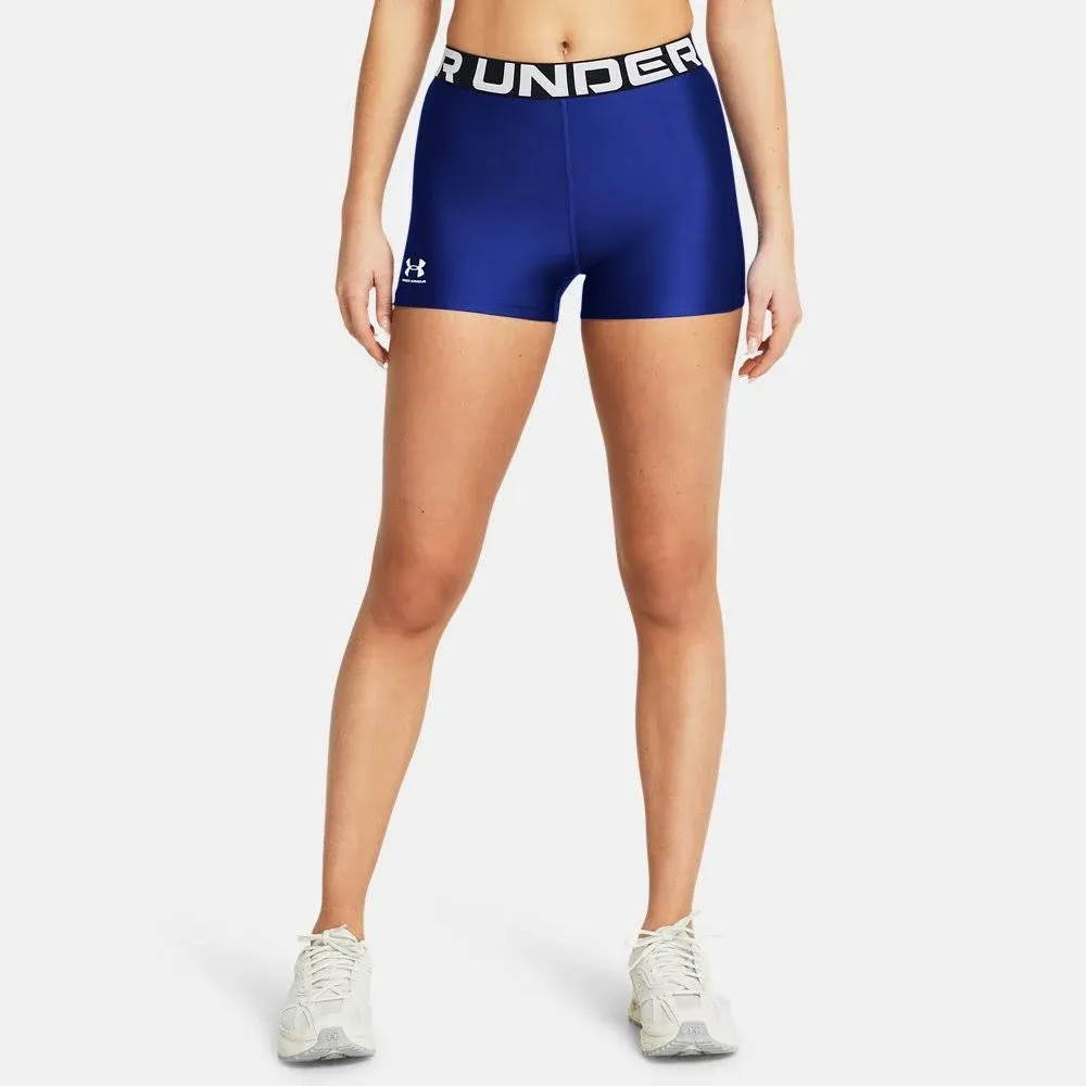 Under Armour Women's Heatgear Shorty Shorts - Blue, XL