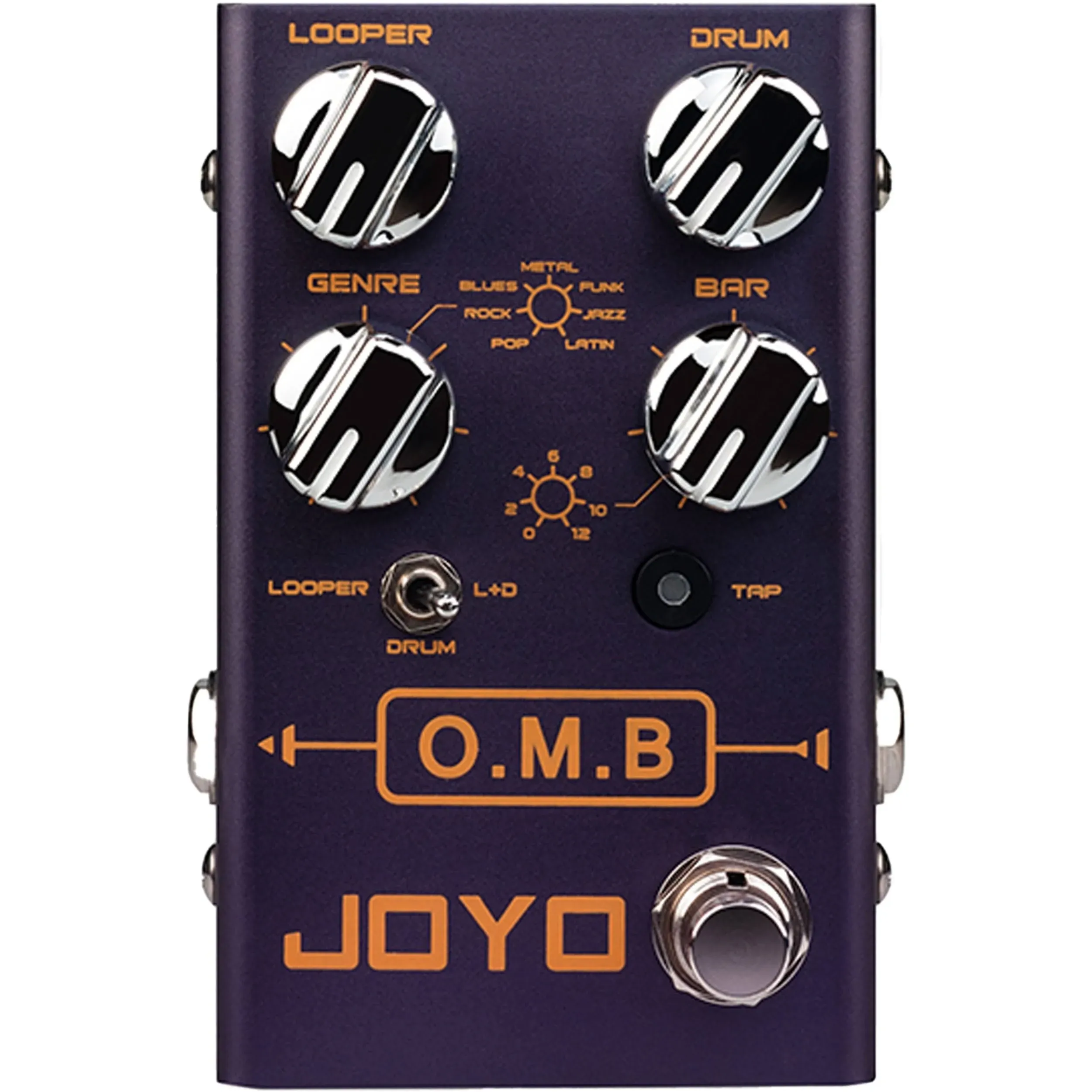 JOYO R-06 O.M.B. Looper and Drum Machine Pedal