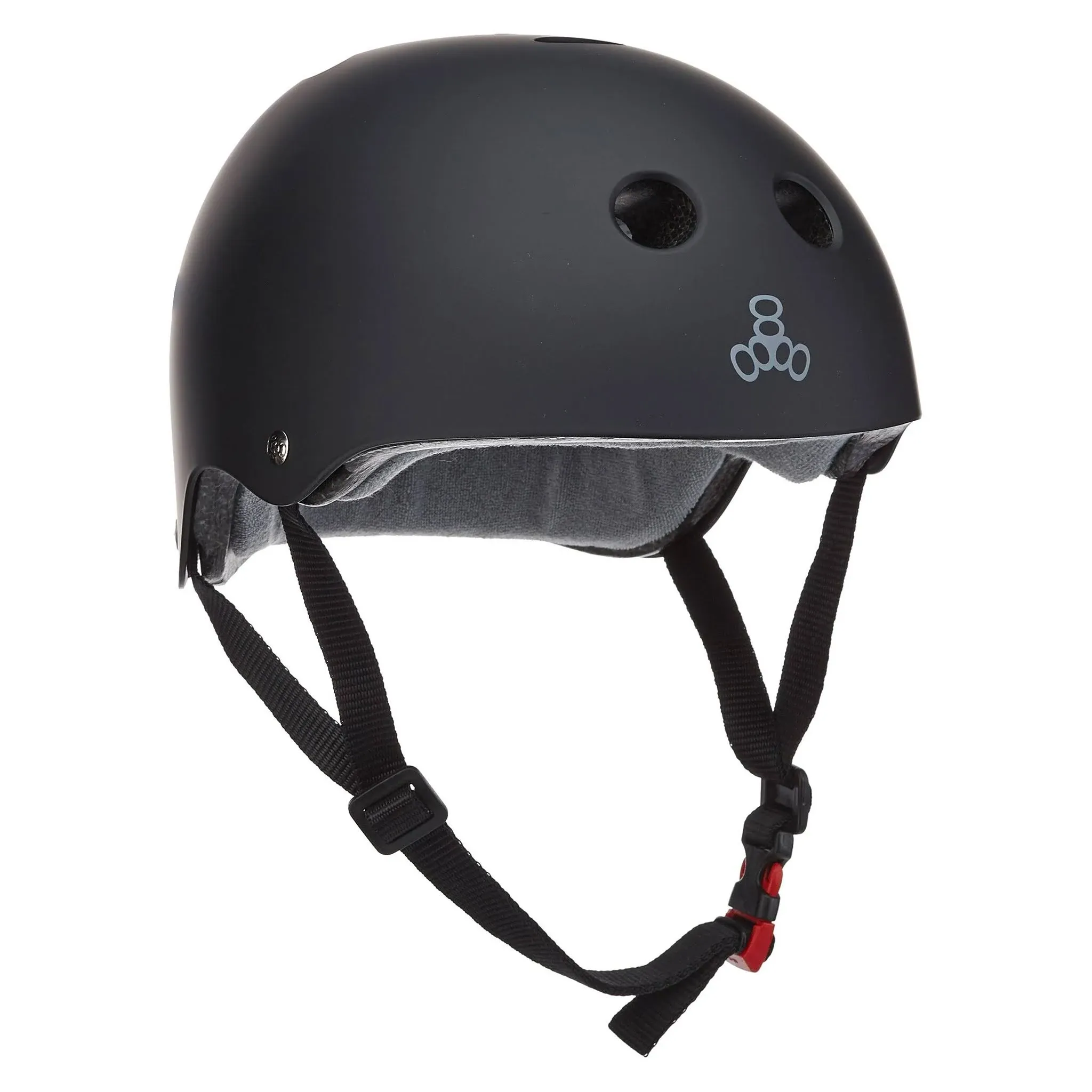 Triple Eight The Certified Sweatsaver Helmet Black Rubber / L/XL