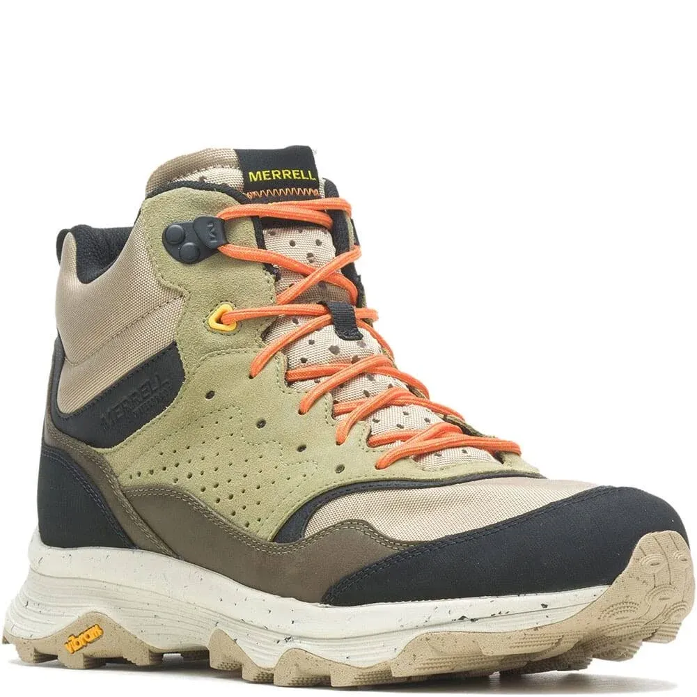 Merrell Men's Speed Solo Mid Waterproof, Size: 10, Clay/Olive