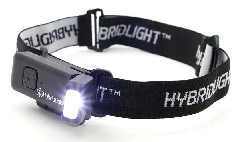 Hybridlight NAV 75 Lumen LED Flashlight Headlamp USB Charger Head Torch Light