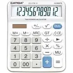 Premium Commercial XL 12-Digit Desktop Calculator with Huge 5-Inch LCD Displa...