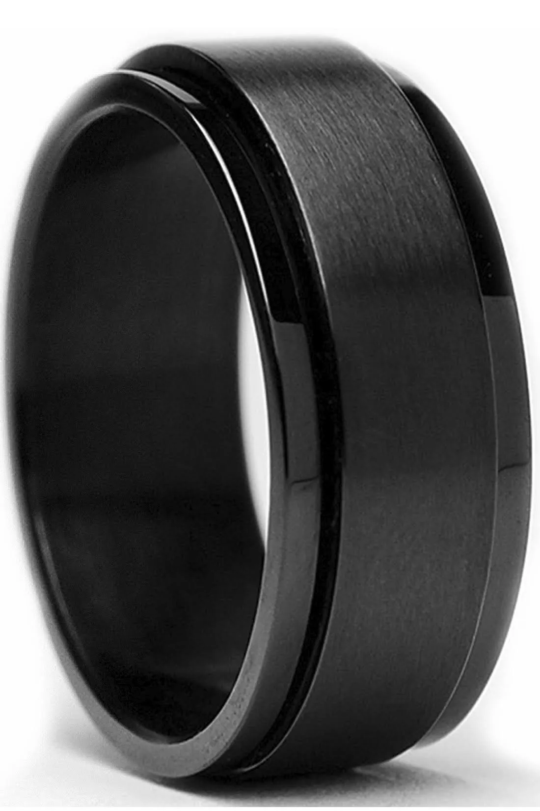 Stainless Steel Spinner Fidget Ring