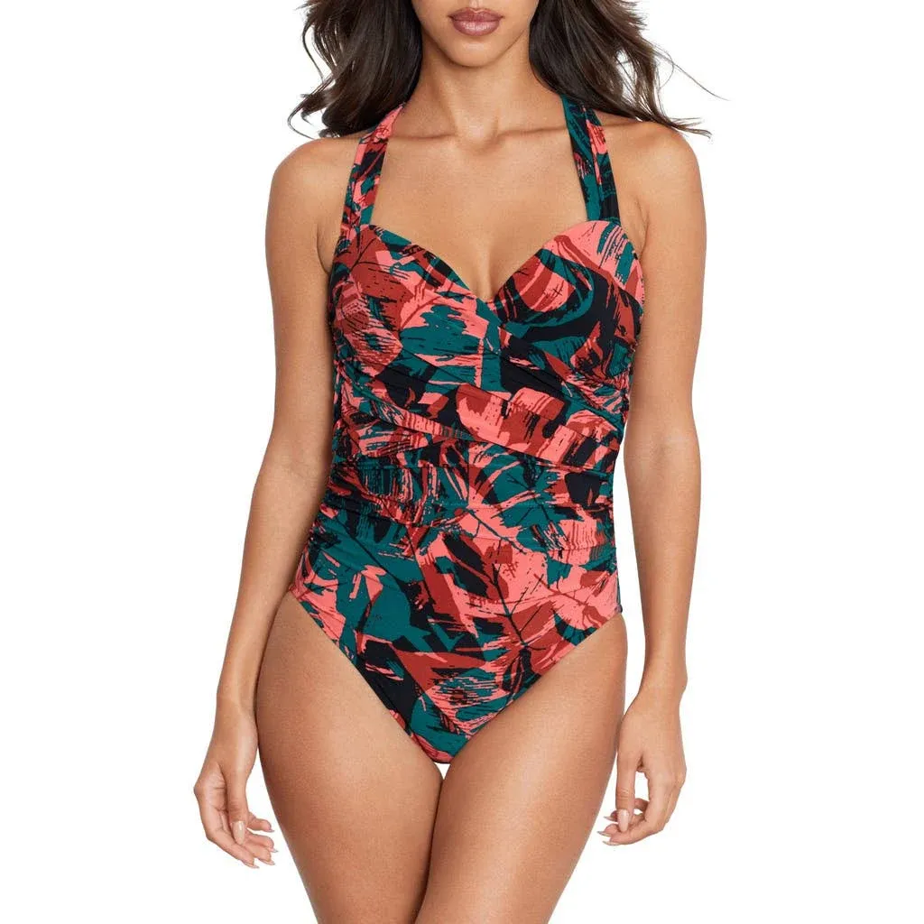 Nico One-piece Swimsuit In Black Multi