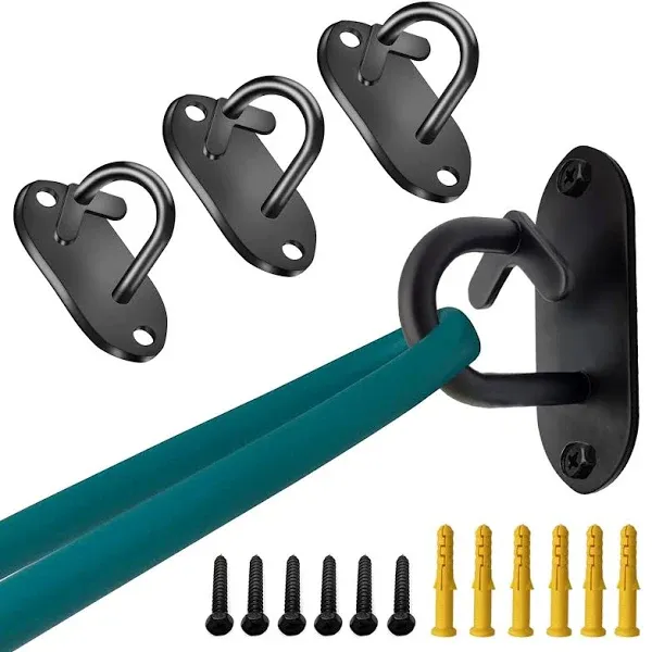 Resistance Band Wall Anchors - Workout Wall Mount Hooks, Ceiling Mounted Hook...