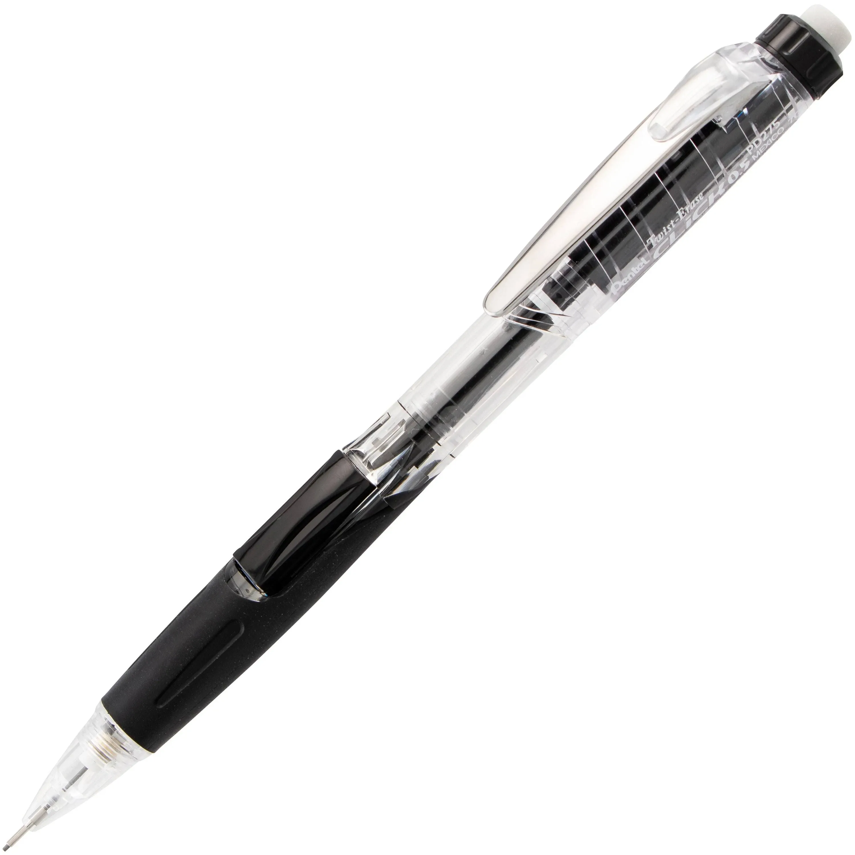 Pentel Twist-Erase Click Mechanical Pencil 0.7 mm Black Barrel