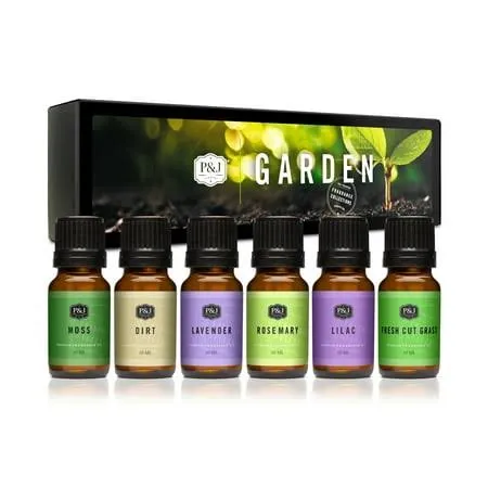 P&J Trading Garden Fragrance Oil Set of 6