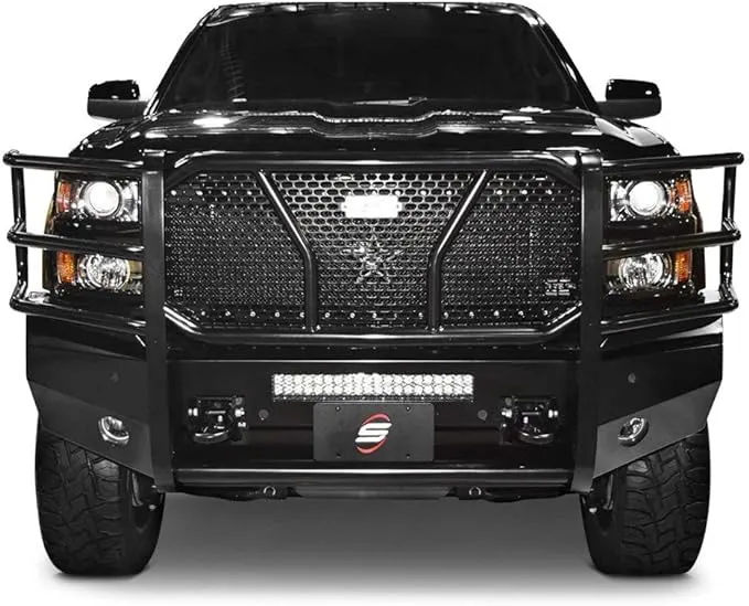 2016-2017 Nissan Titan XD Elevation Front Bumper - Textured Black